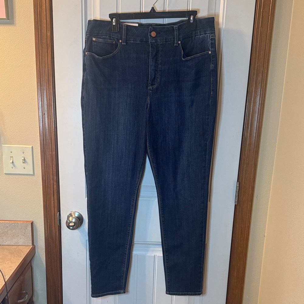 Seven7 Women's Dark Indigo Skinny Jeans